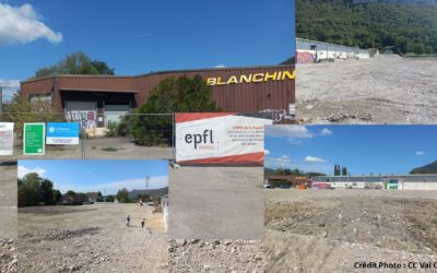 La Communauté de communes et l’EPFL de la Savoie réhabilitent la friche industrielle « Blanchin – TIES »