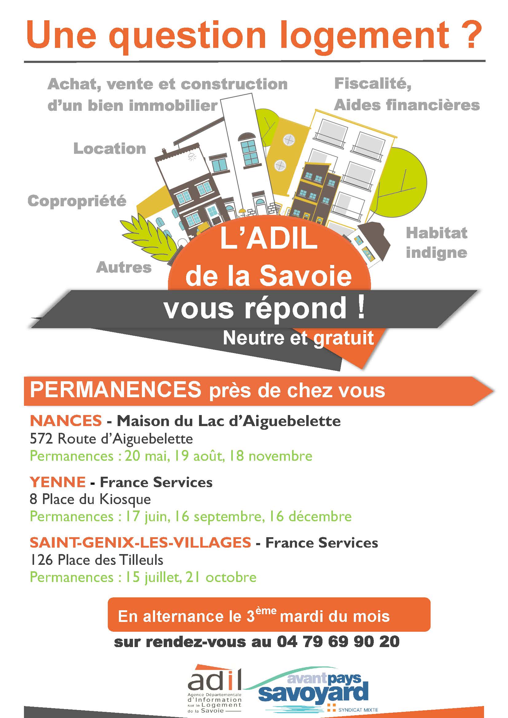 Affiche_ADIL73_SMAPS_dates permanence ADIL 73 affiche