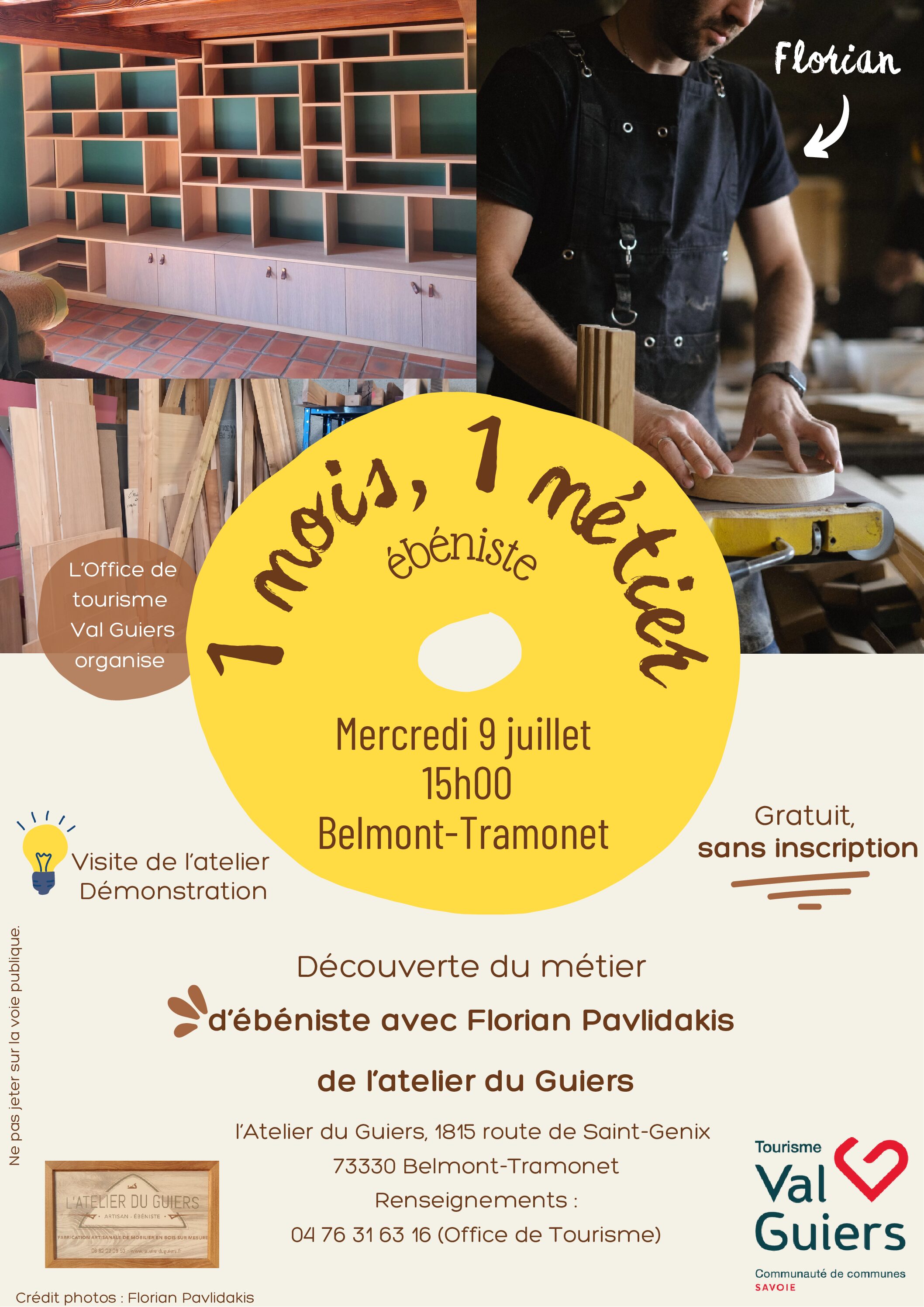 affiche 1 mois 1 métier pâtissière