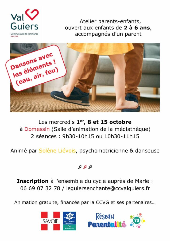 Affiche ateliers danse 2025